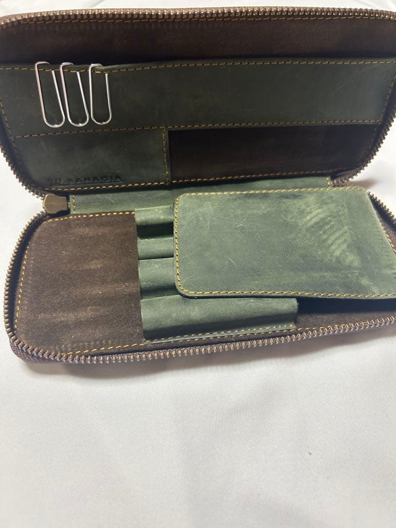 Bahagia&Craft ラウンドジップペンケース