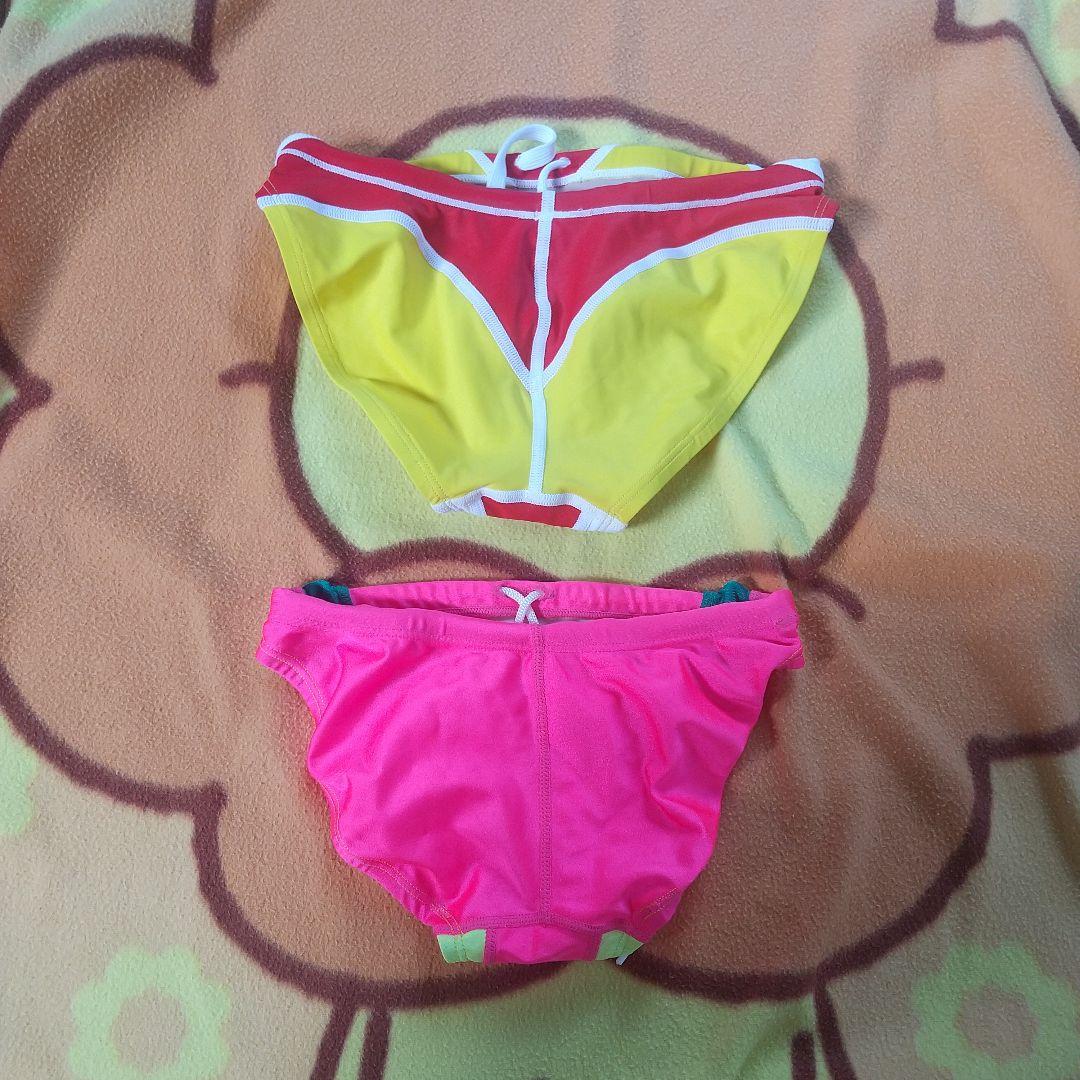 SPEED競パン２枚セット売り ピンクSサイズ イエローMサイズ