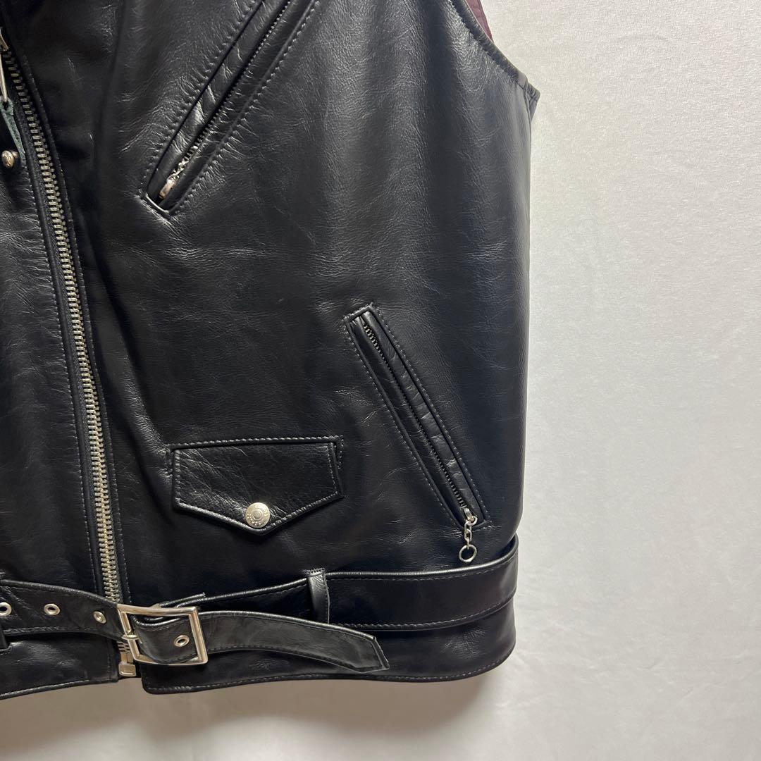 SCHOTT ショット　レザーベスト　ワンスター　ダブル　626V USA