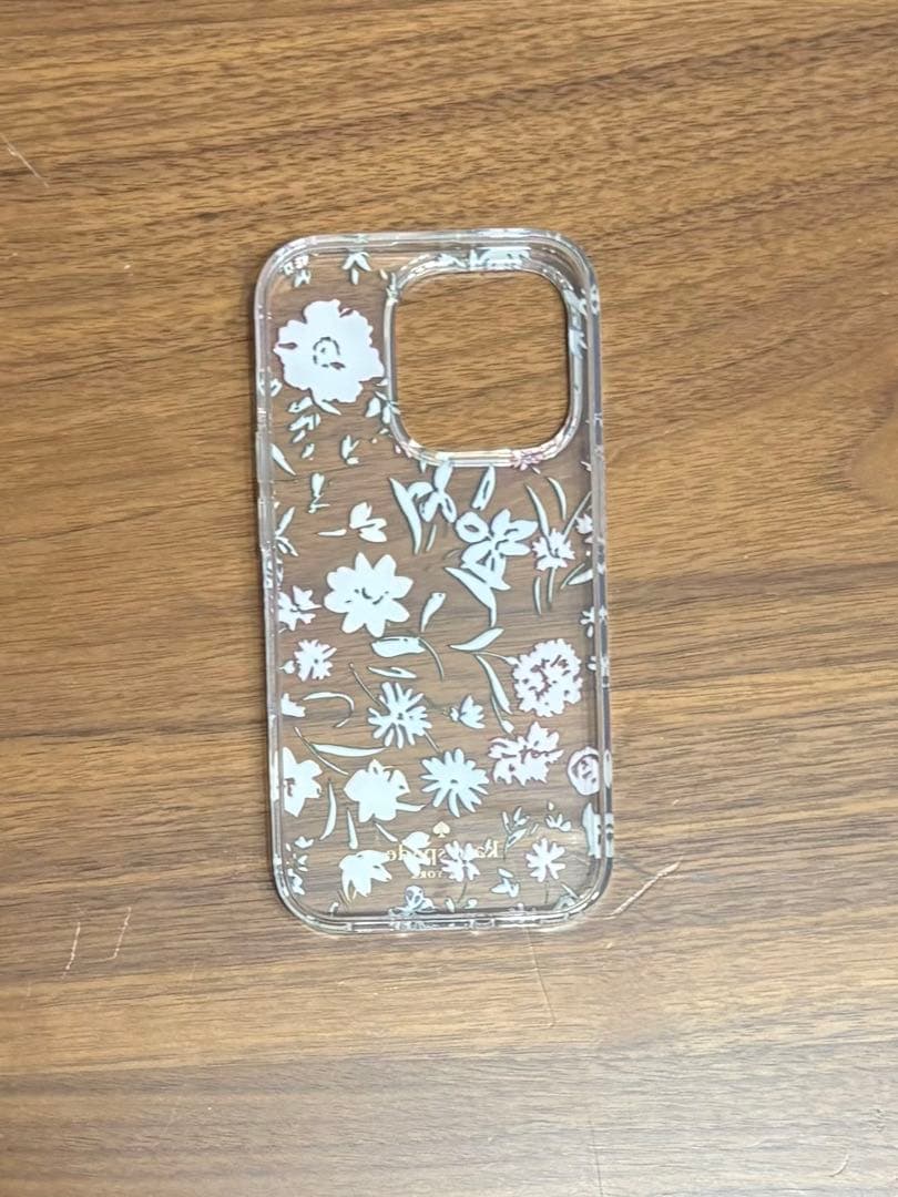 ☆限定品☆ KATE SPADE iPhone14Proケース クリームマルチ