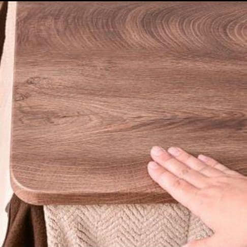 昇降式こたつテーブル　120cm×80cm　布団無しで使える　昇降式テーブル