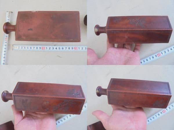 AKa6501　古備前　角徳利　２本セット