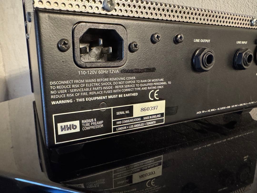 HHB Radius 5 FATMAN 2 真空管コンプレッサー マイクプリ