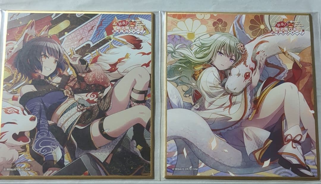 プロセカ 白石杏 草薙寧々 ミニ色紙 30A 新春！獅子舞ロボのお正月ショー！