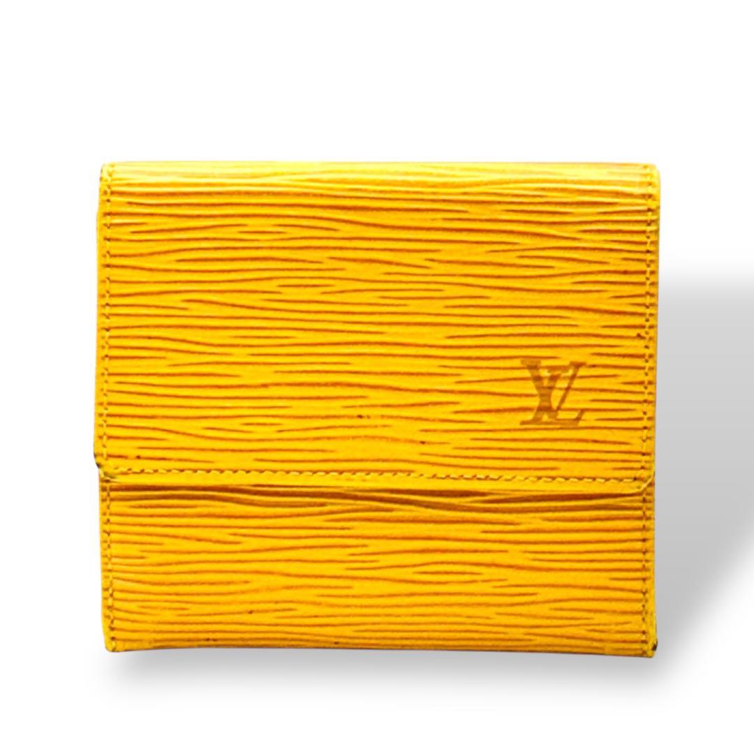 【美品】Louis Vuitton エピレザー　エリーズ　 三つ折り財布 鑑定済