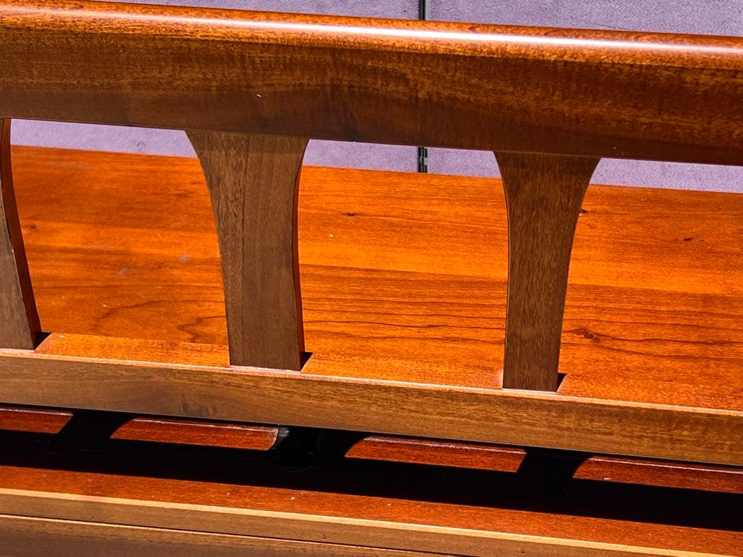 木製収納ベンチ ブラウン