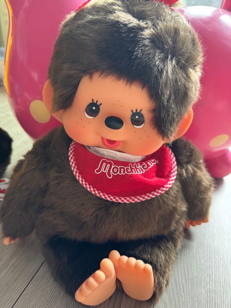 プレミアムスタンダード やわらかモンチッチ ブラウン Lサイズ 男の子女の子ペア