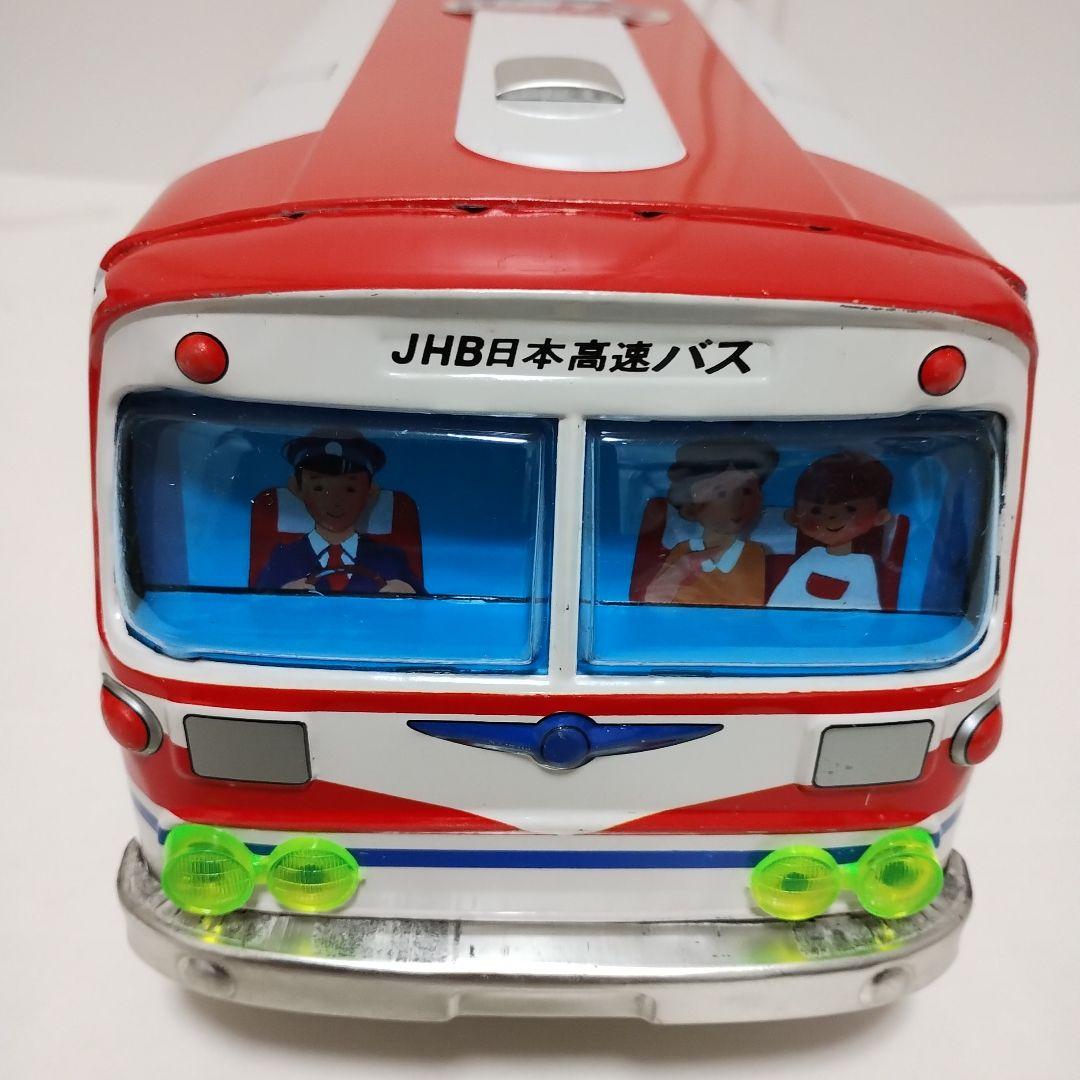 ブリキ　日本高速バス　イチコー製品　当時物　昭和レトロ　デッドストック　美品✨