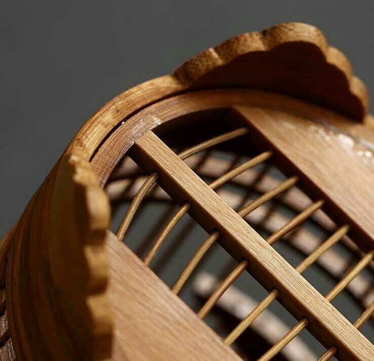 職業手作り 小型竹鳥かご. 竹かご.