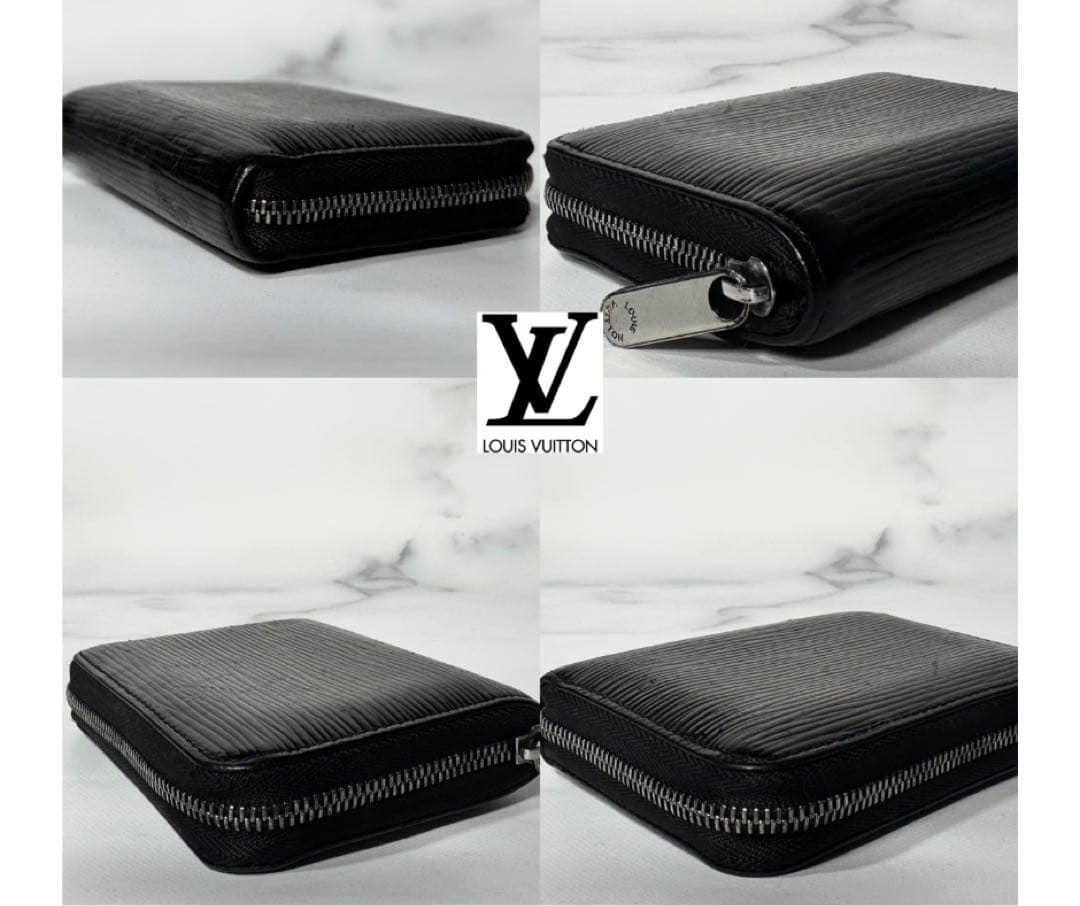 LOUIS VUITTON エピレザー ブラック パース　ブラック