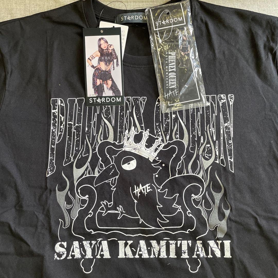 L　スターダム　上谷沙弥　Tシャツ　ストラップ付　H.A.T.E