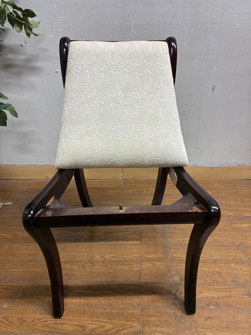 管429☆イギリス製☆アンティーク☆リラLyreバックチェア☆ダイニングチェア