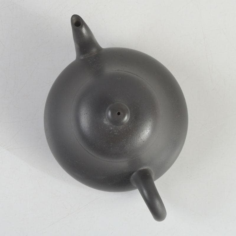 中国　紫砂　朱泥　急須　茶壷　在銘　C　9236