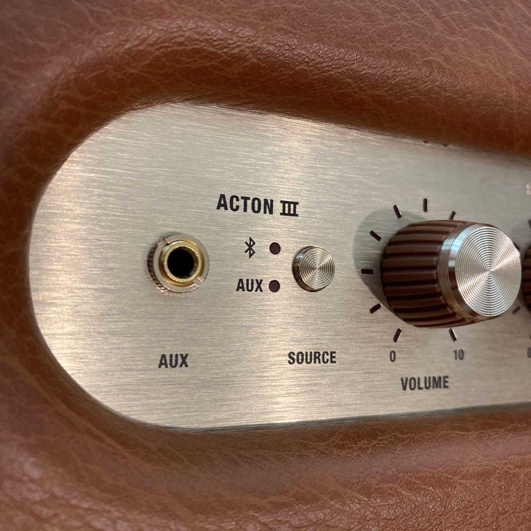 【美品】Marshall actonⅢ　ブラウン