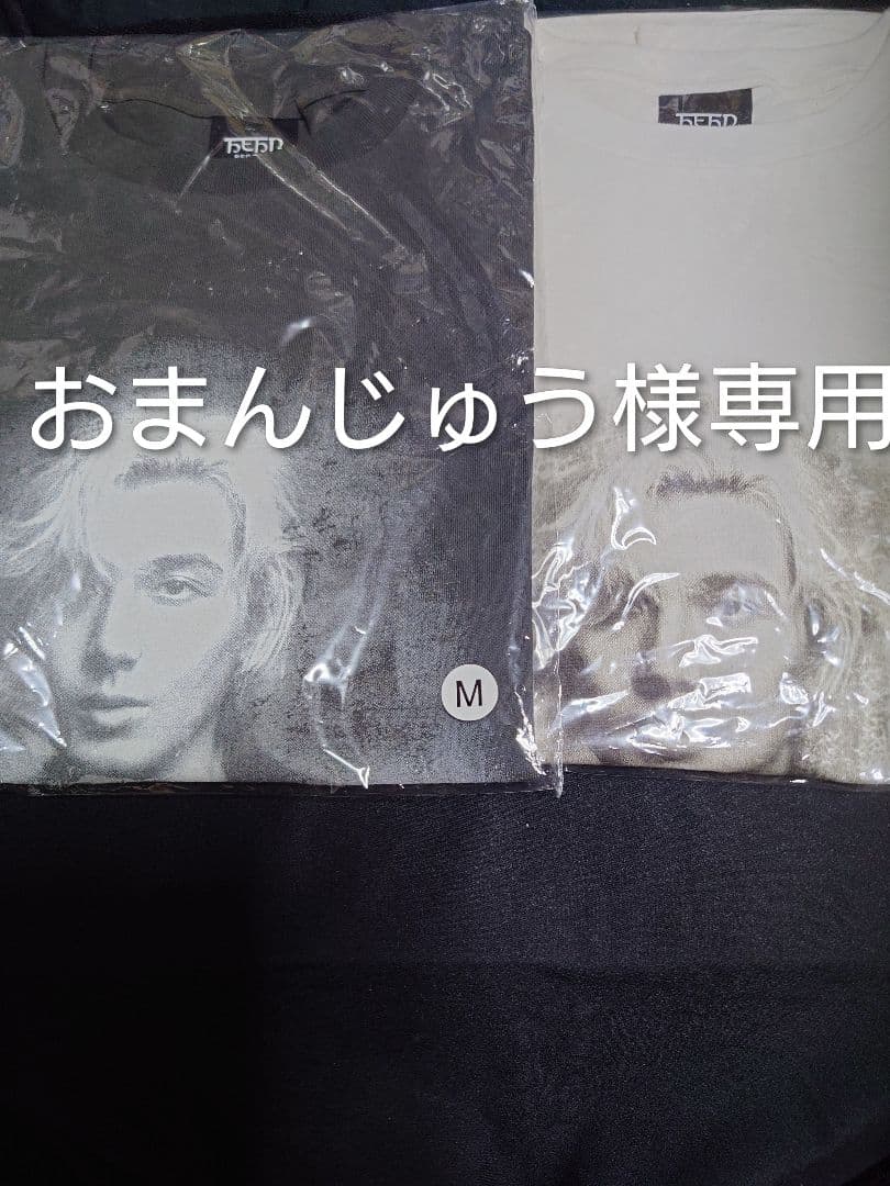 ♡おまんじゅう♡藤井風Tシャツ肖像画の白と黒