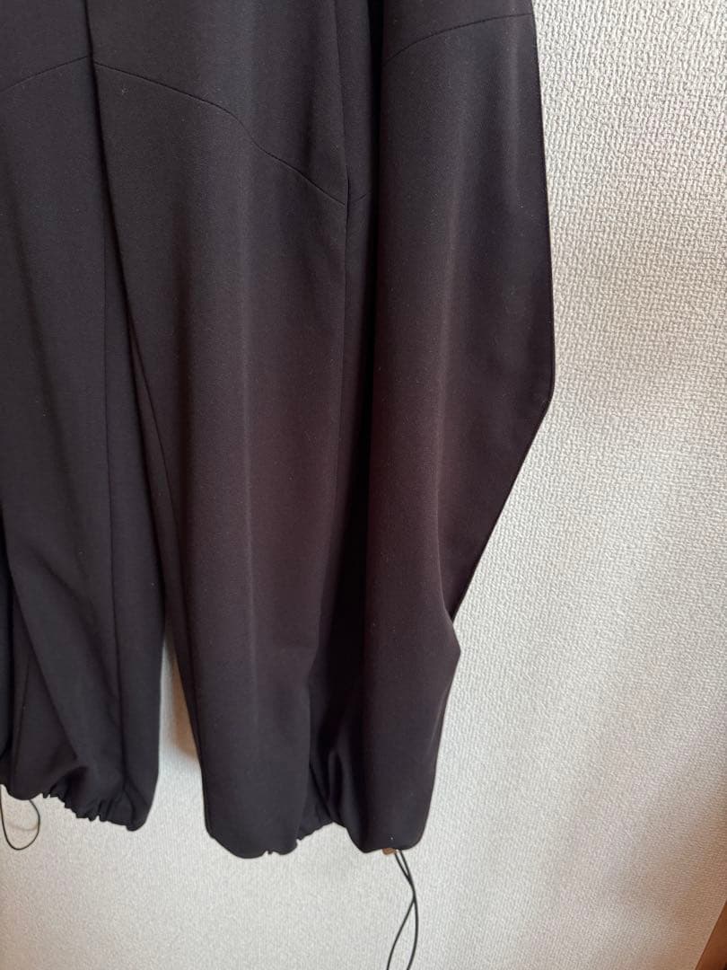 OMMO黒 サルエルパンツ