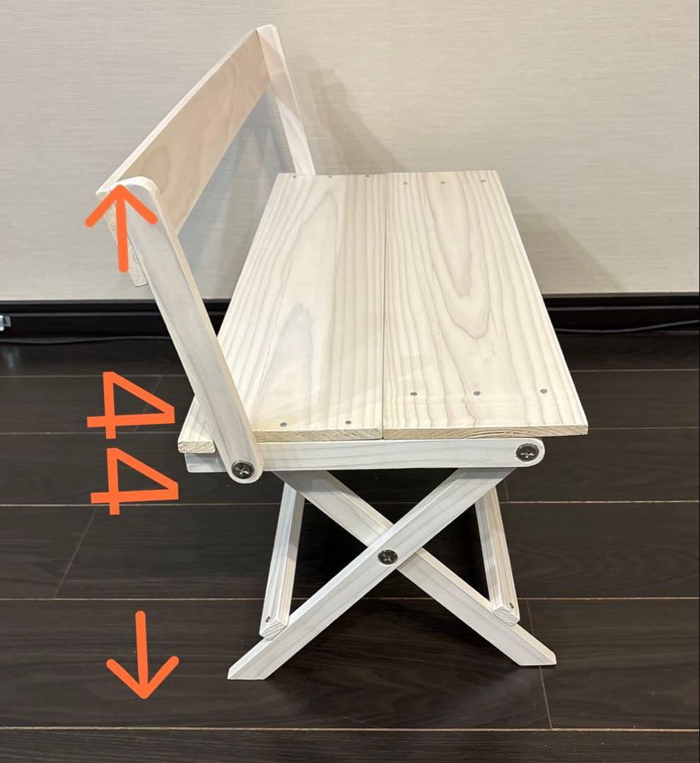 ペット 人形 ドール 撮影用 折りたたみベンチ チェア 椅子