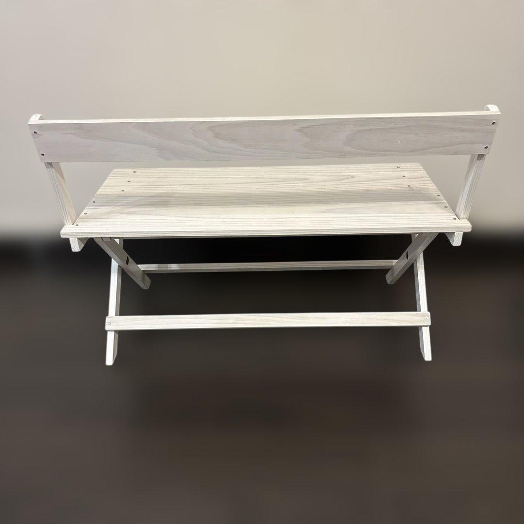 ペット 人形 ドール 撮影用 折りたたみベンチ チェア 椅子