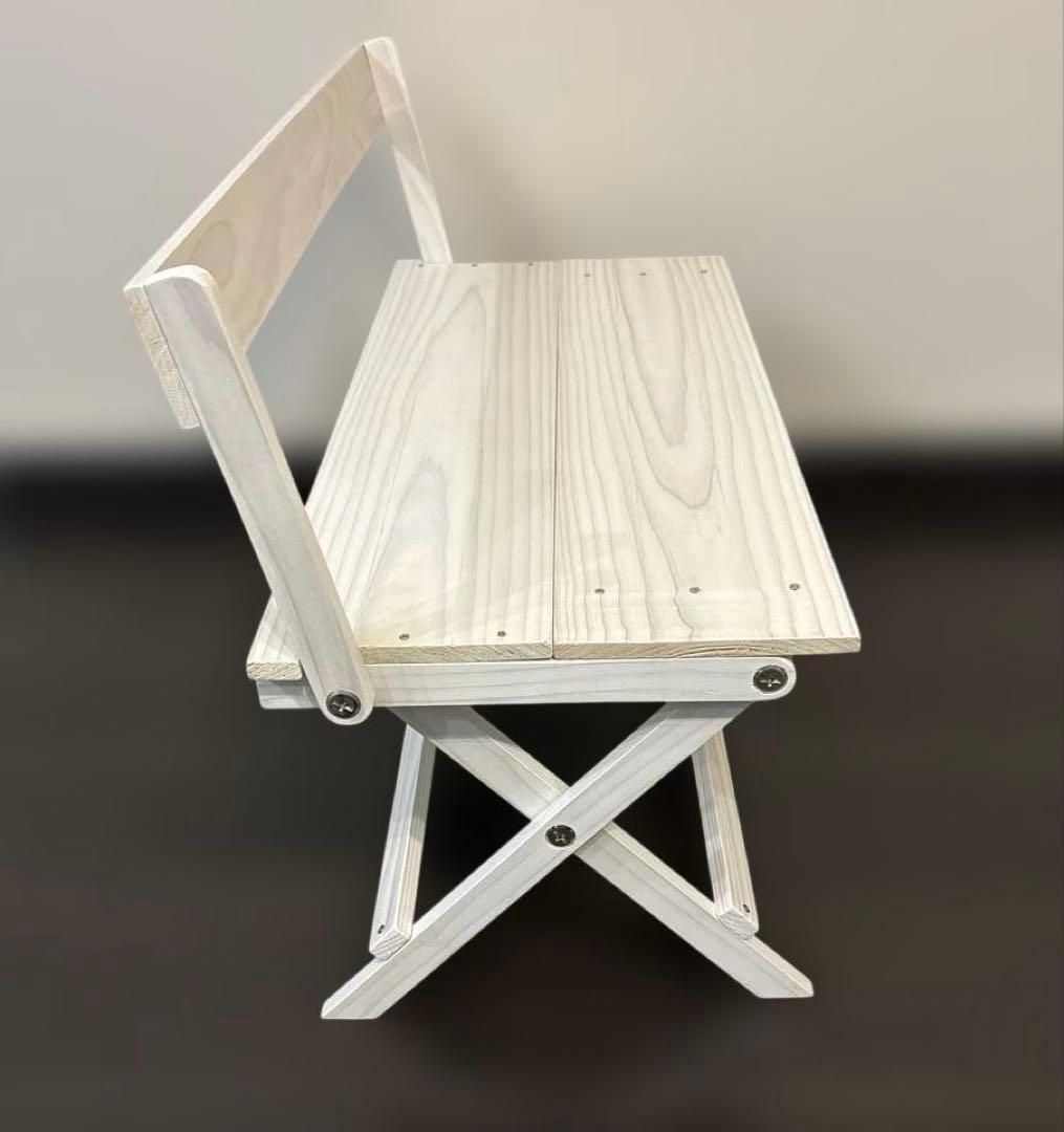 ペット 人形 ドール 撮影用 折りたたみベンチ チェア 椅子