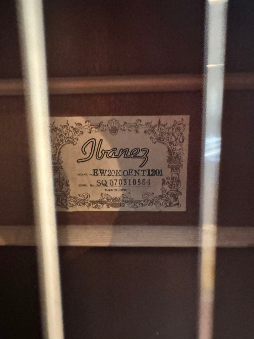 ibanez ew20koent1201 希少 エレアコ