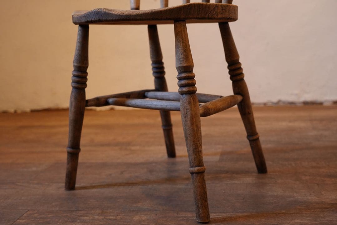 フランスアンティーク　チェア　椅子　古木　1800年代　ラスティック