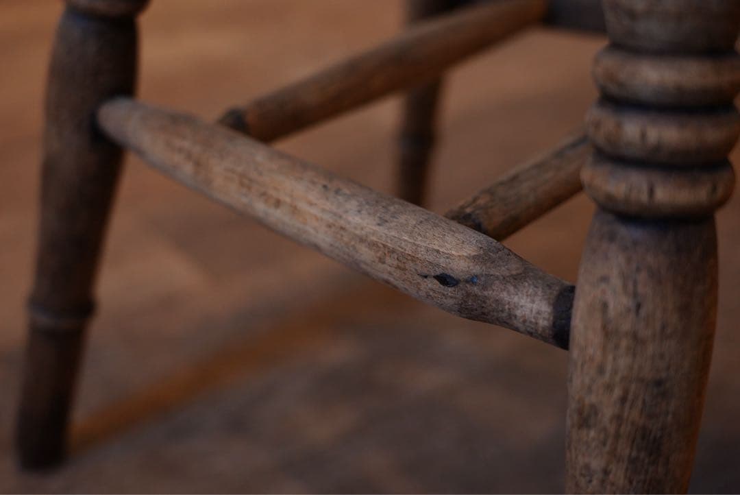 フランスアンティーク　チェア　椅子　古木　1800年代　ラスティック