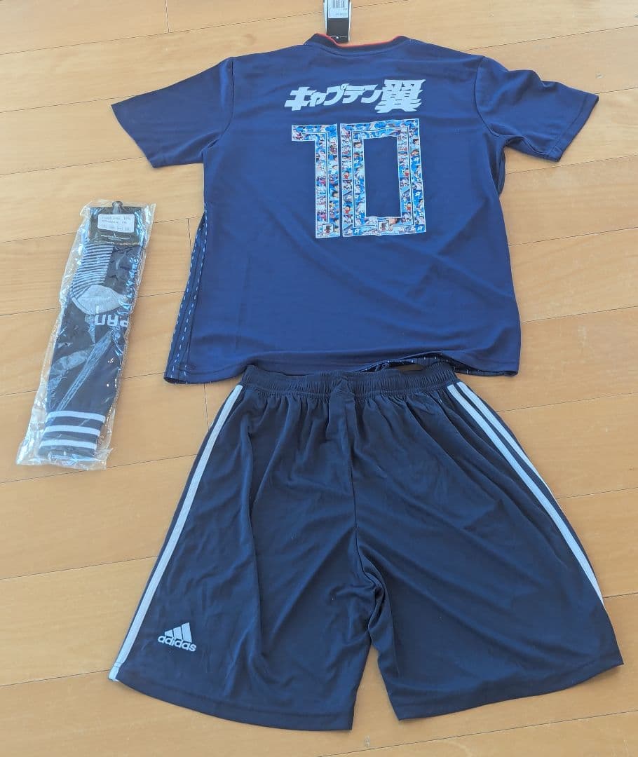 キャプテン翼日本代表ユニフォーム（Ｌサイズ）ユニフォーム、ズボン、ソックスセット