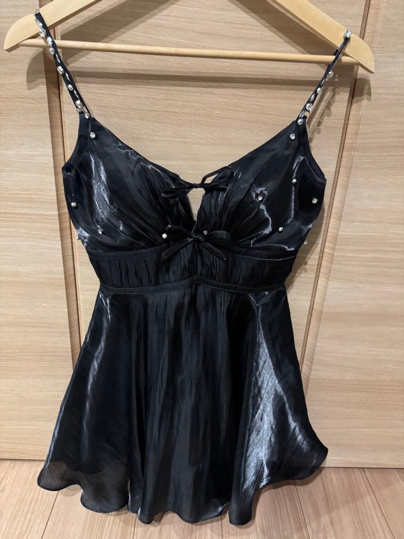 ブラック Sサイズ スリップドレス