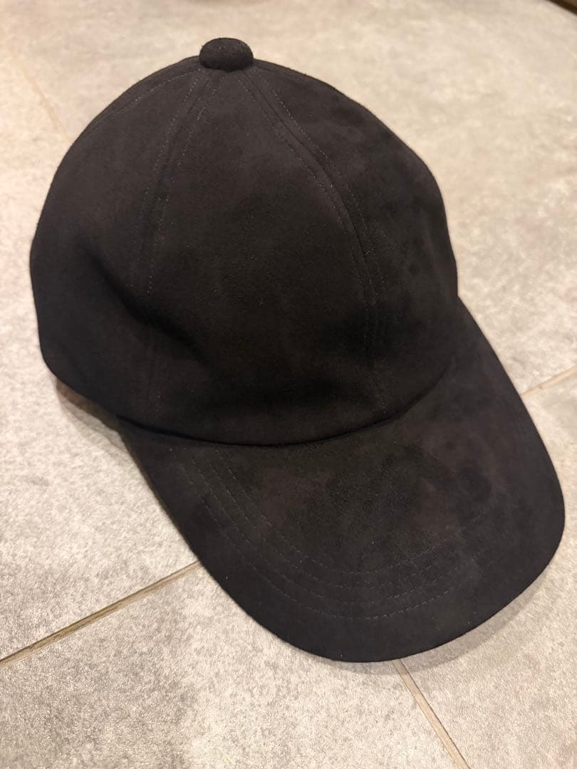 CCU スウェード 黒 キャップ サイズF