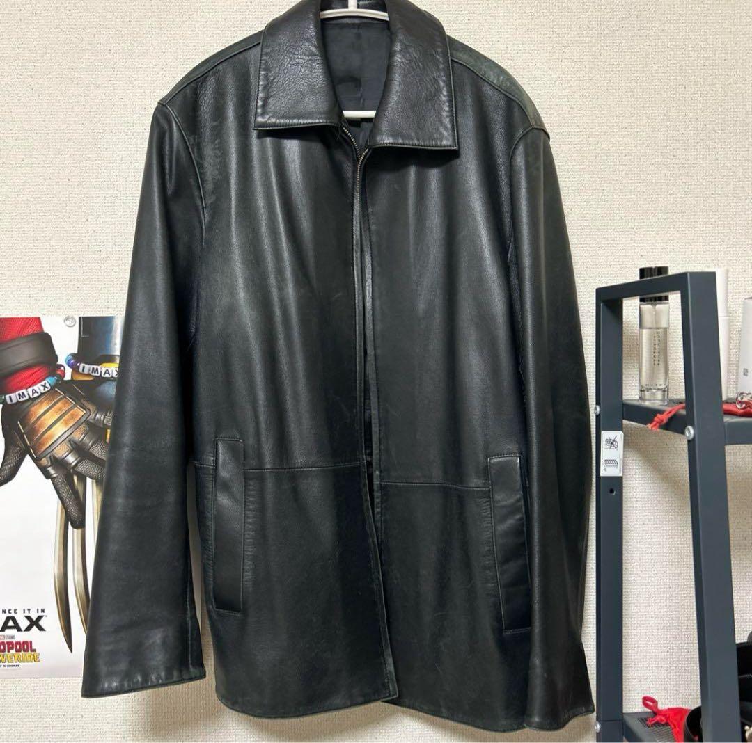 ヴィンテージ ラムレザー ジャケット シングル 深水光太 本革