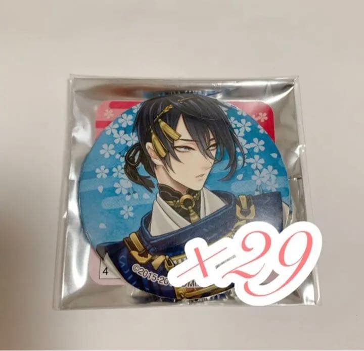 刀剣乱舞　三日月宗近　トイプラ　缶バッジ　戦闘