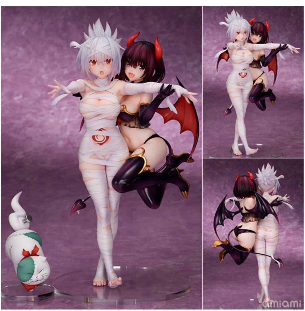 あやかしトライアングル 風巻祭里＆花奏すず＆シロガネ 完成品フィギュア