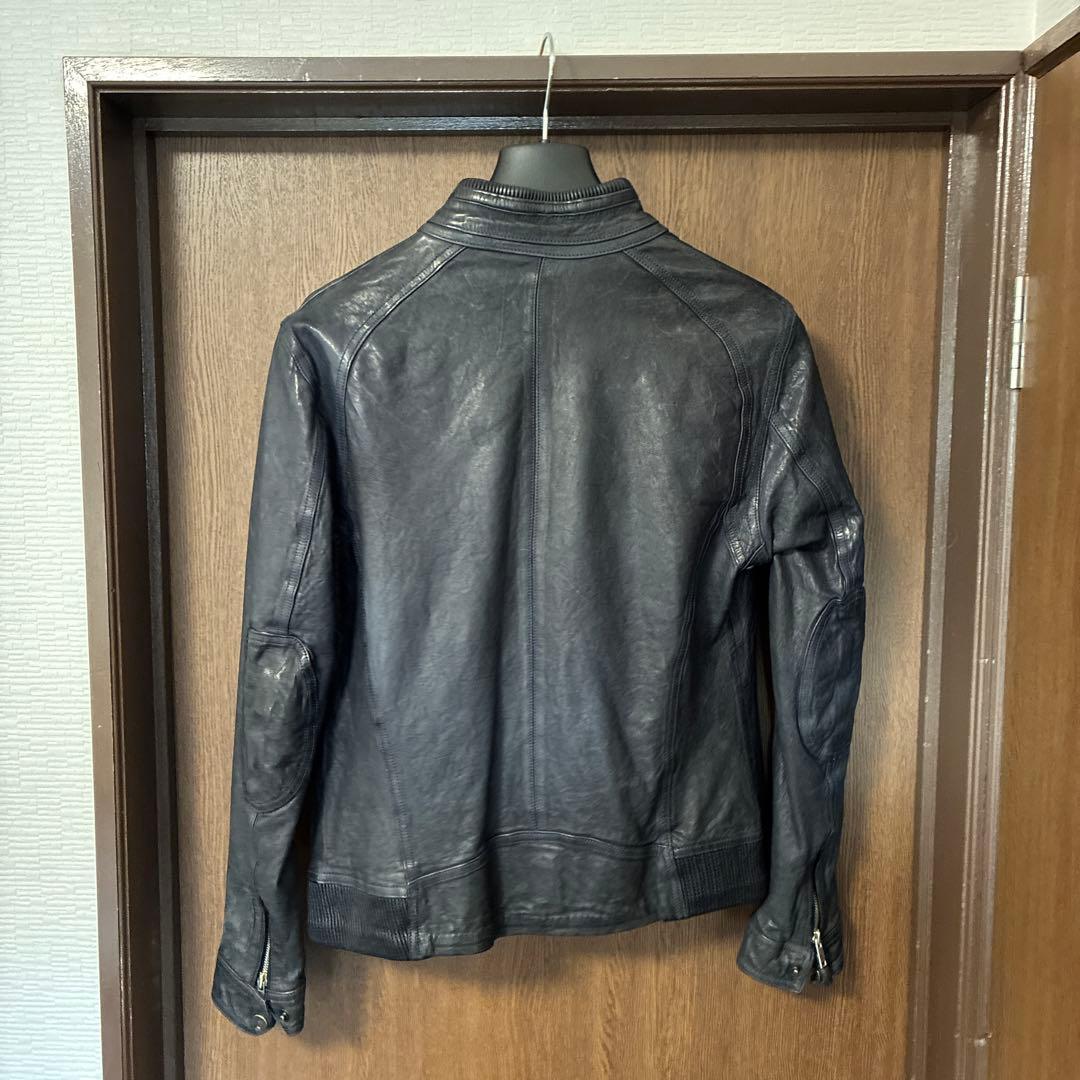 シングルレザージャケット　羊革　韓国　新品