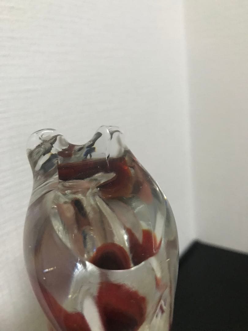 ベネチアンガラス Murano ムラノ　ムラーノ　猫　キャット　2点セット