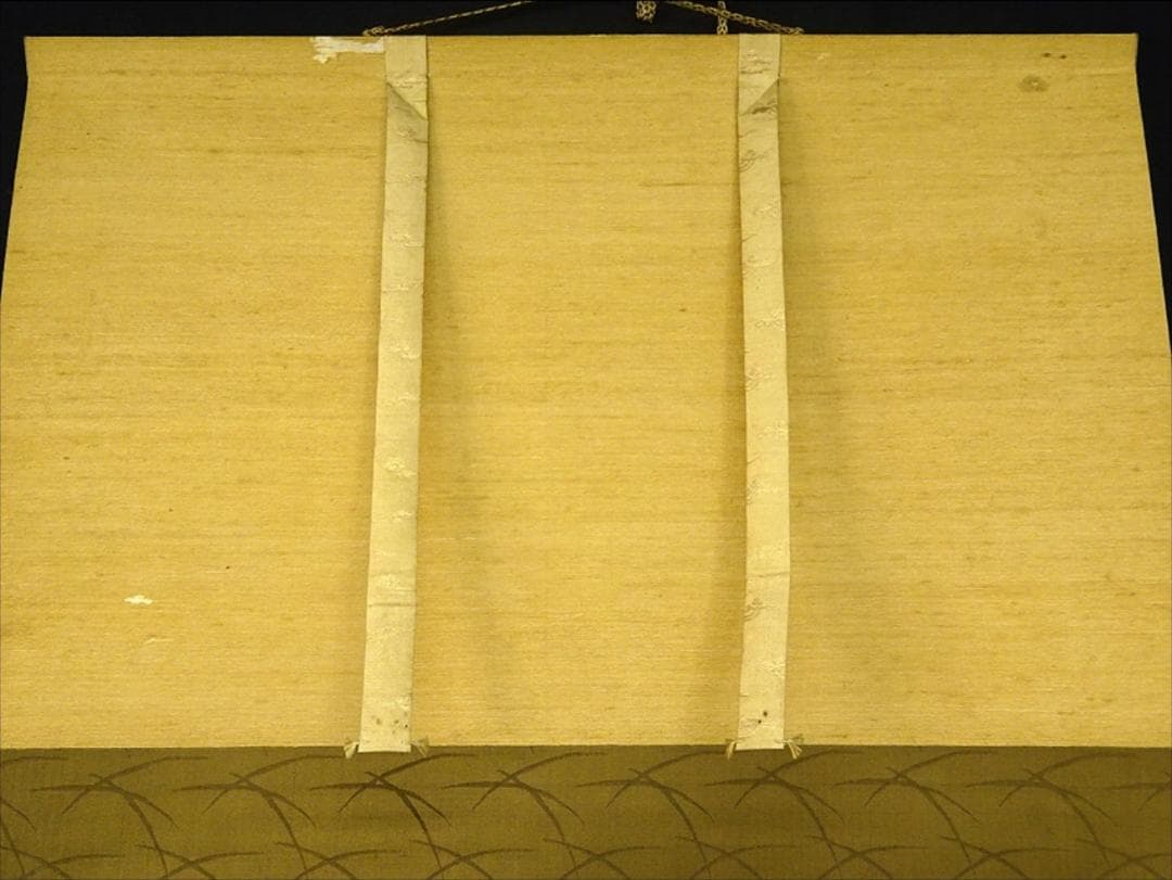 掛軸 井口華秋『支那山水図』中国山水 絹本 肉筆 無地箱付 掛け軸 a11204