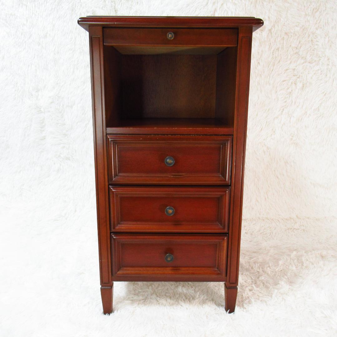 東海家具 ケント KENT 電話台 サイドチェスト 天然木 マホガニー材 レトロ