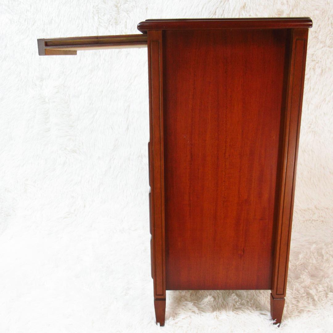 東海家具 ケント KENT 電話台 サイドチェスト 天然木 マホガニー材 レトロ