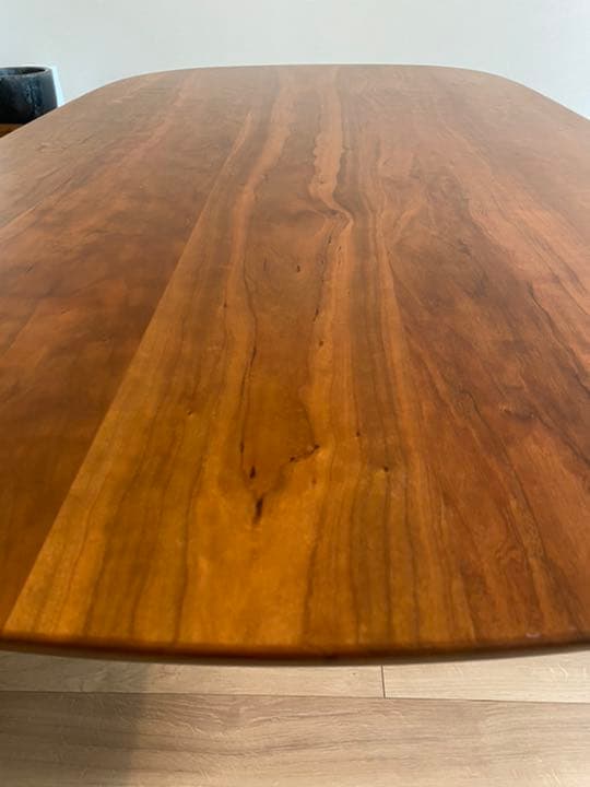 ※値下げ　家具蔵　KAGURA ダイニングテーブル　オーバル　楕円　チェリー材