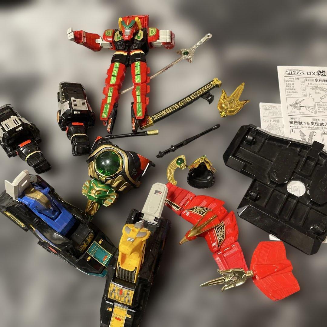 五星戦隊ダイレンジャー　五星合体　DX 大連王　　DX龍星王　DX天空気殿　①