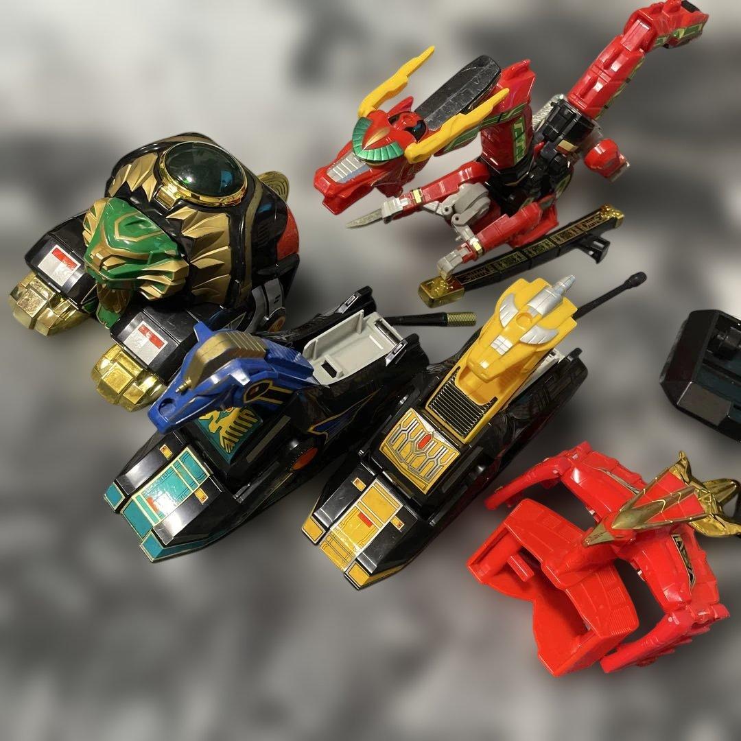 五星戦隊ダイレンジャー　五星合体　DX 大連王　　DX龍星王　DX天空気殿　①