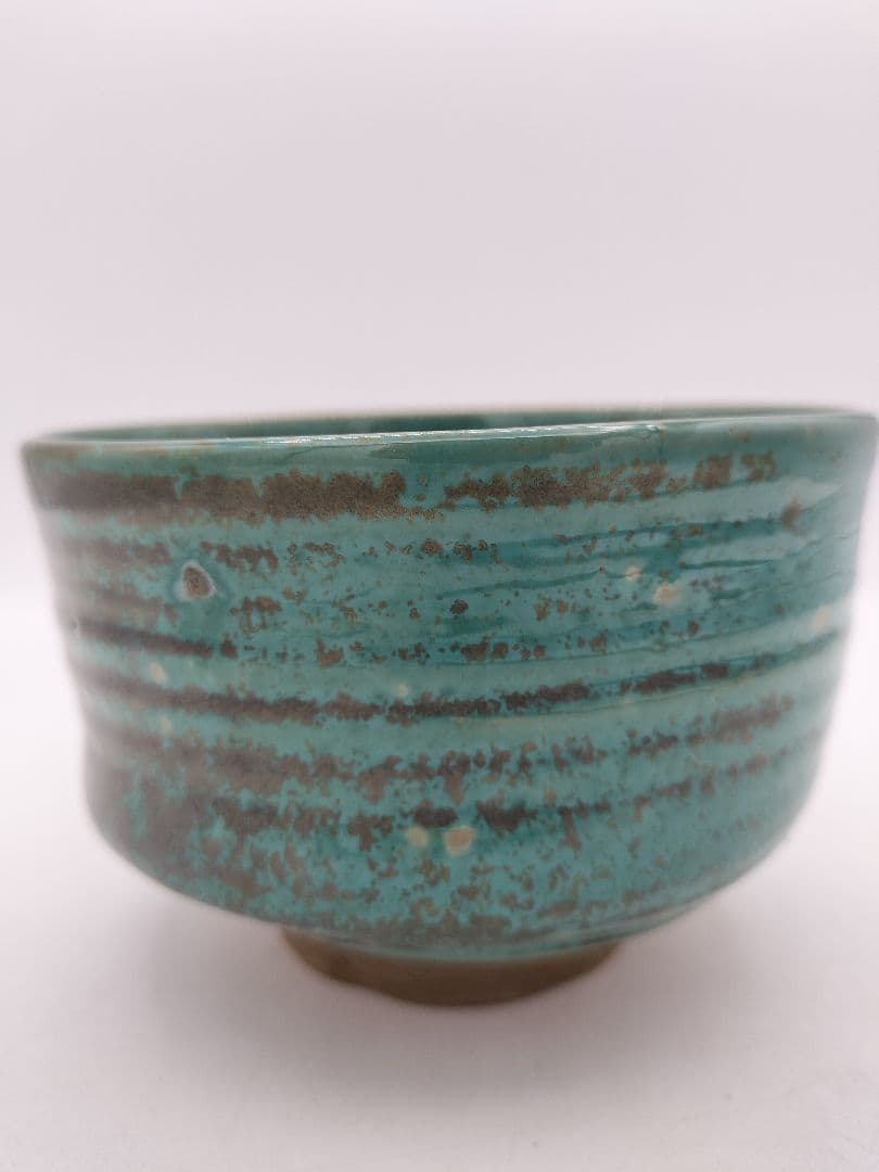 c487 茶碗 上野焼 15代熊谷紅陽 遠州七窯　木箱 茶道具 古物