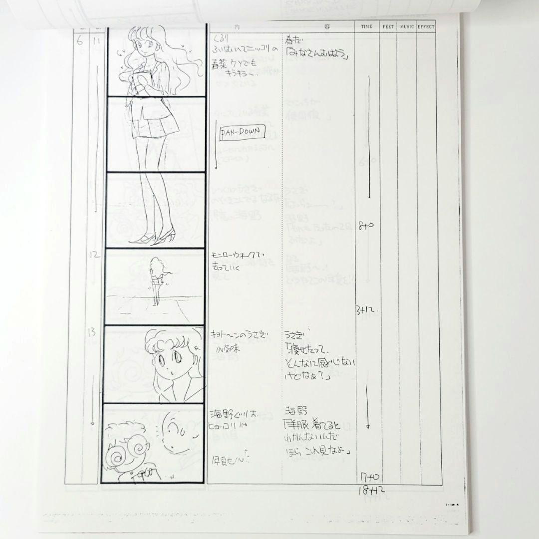 美少女戦士セーラームーン　絵コンテ 第4話 うさぎが教えます！スリムになる法