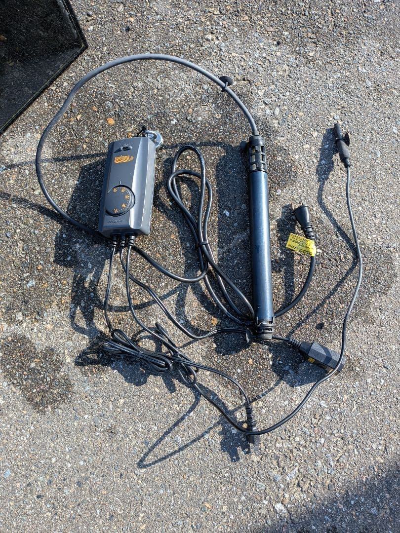 1200×450×450 4面ブラックアクリル水槽 +上部フィルターろ材等セット