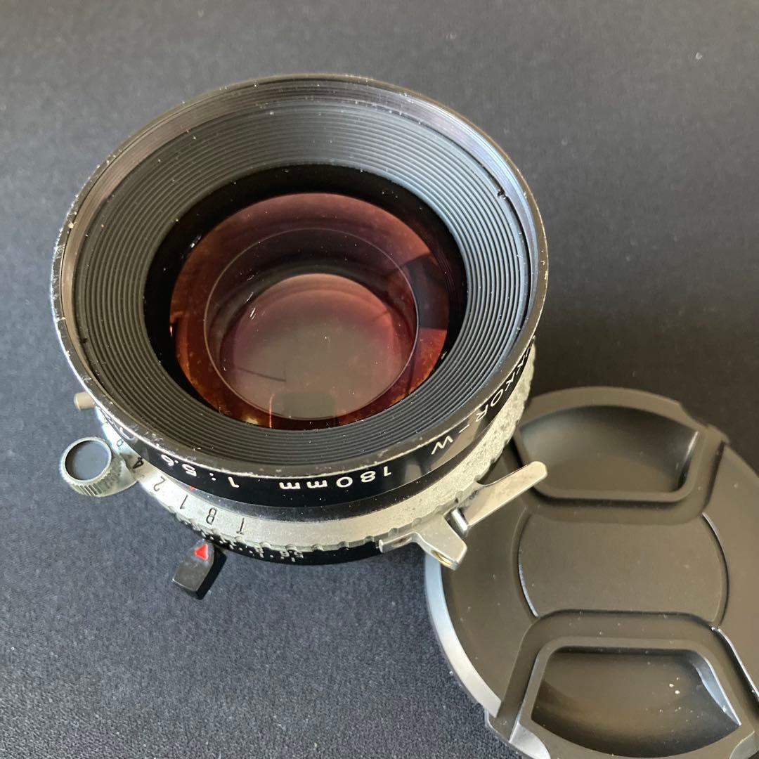 NIKON NIKKOR-W 180/5.6 レンズ傷