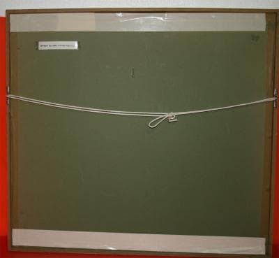 ★国仲真由美★綺麗なリトグラフ★『卓上の静物：ガラス花瓶の花束とりんご』です。★