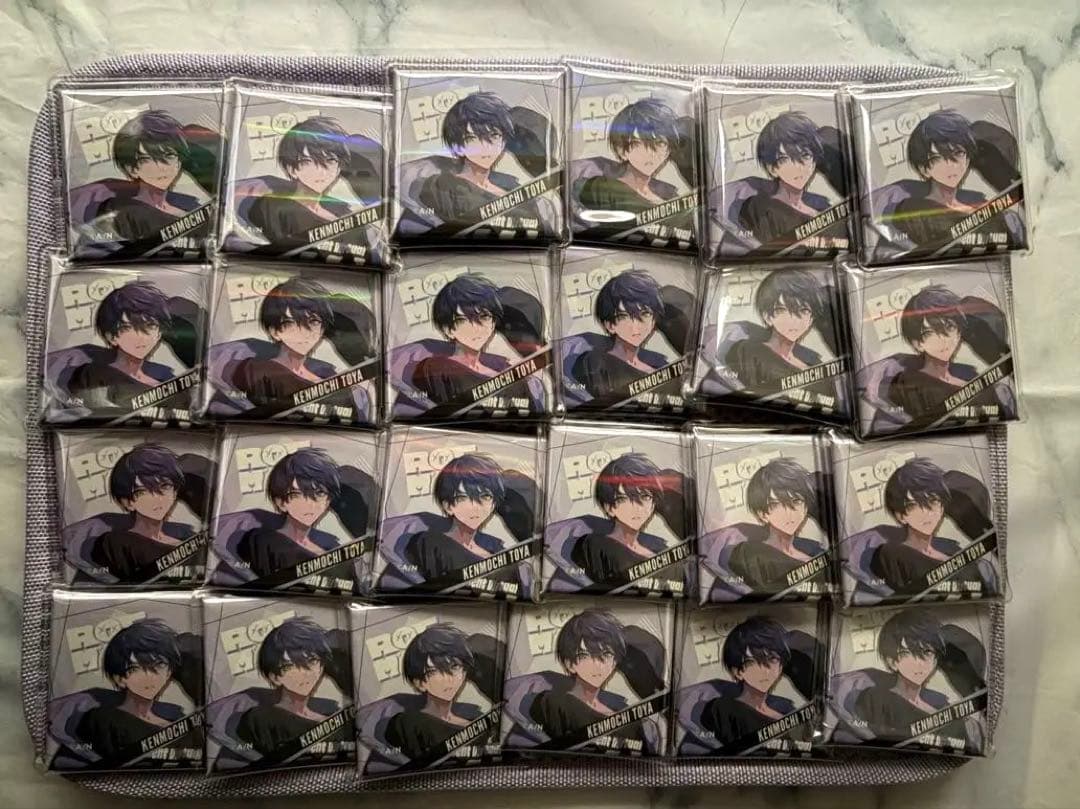 剣持刀也 ROF-MAO スクエア 缶バッジ 24個セット