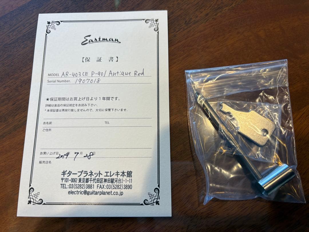 ★特別価格★Eastman AR-403CE P-90
