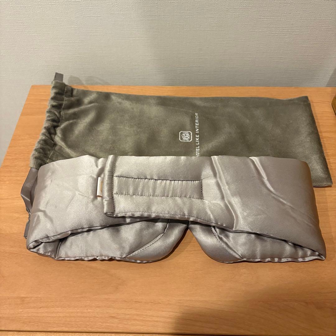 HOTEL LIKE INTERIOR 19匁シルクアイマスク　フォグ
