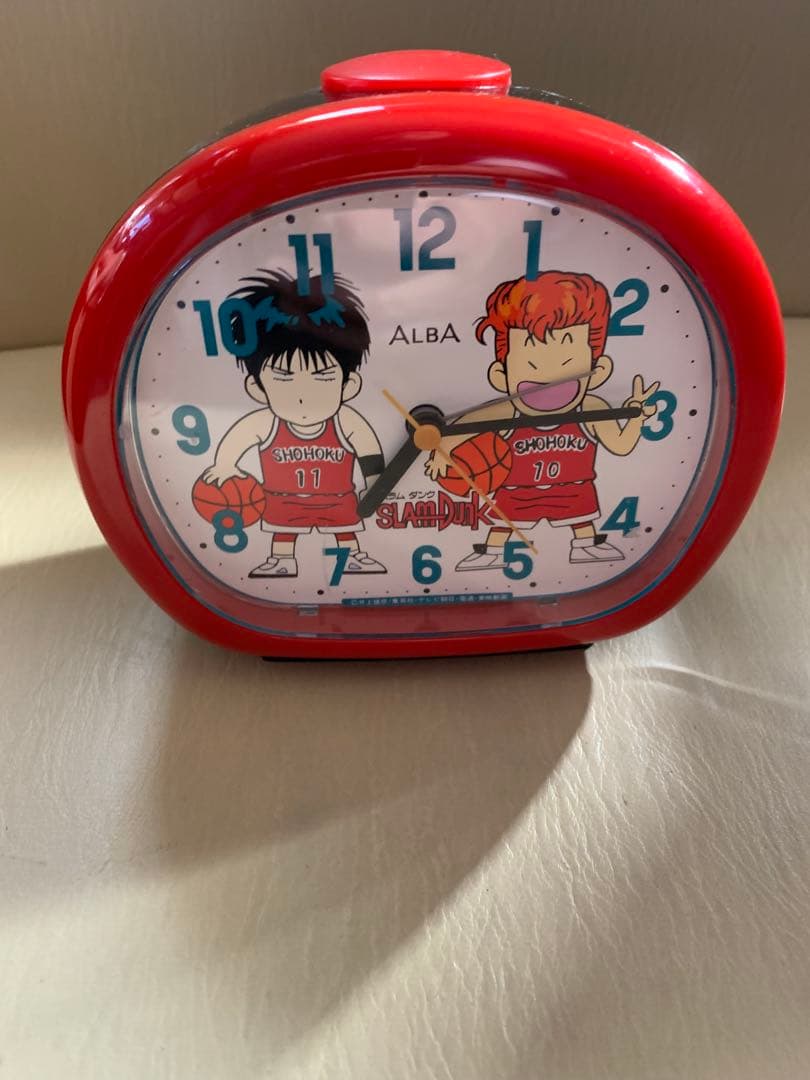 スラムダンク　SEIKO ALBA　目覚まし時計　桜木花道　流川楓