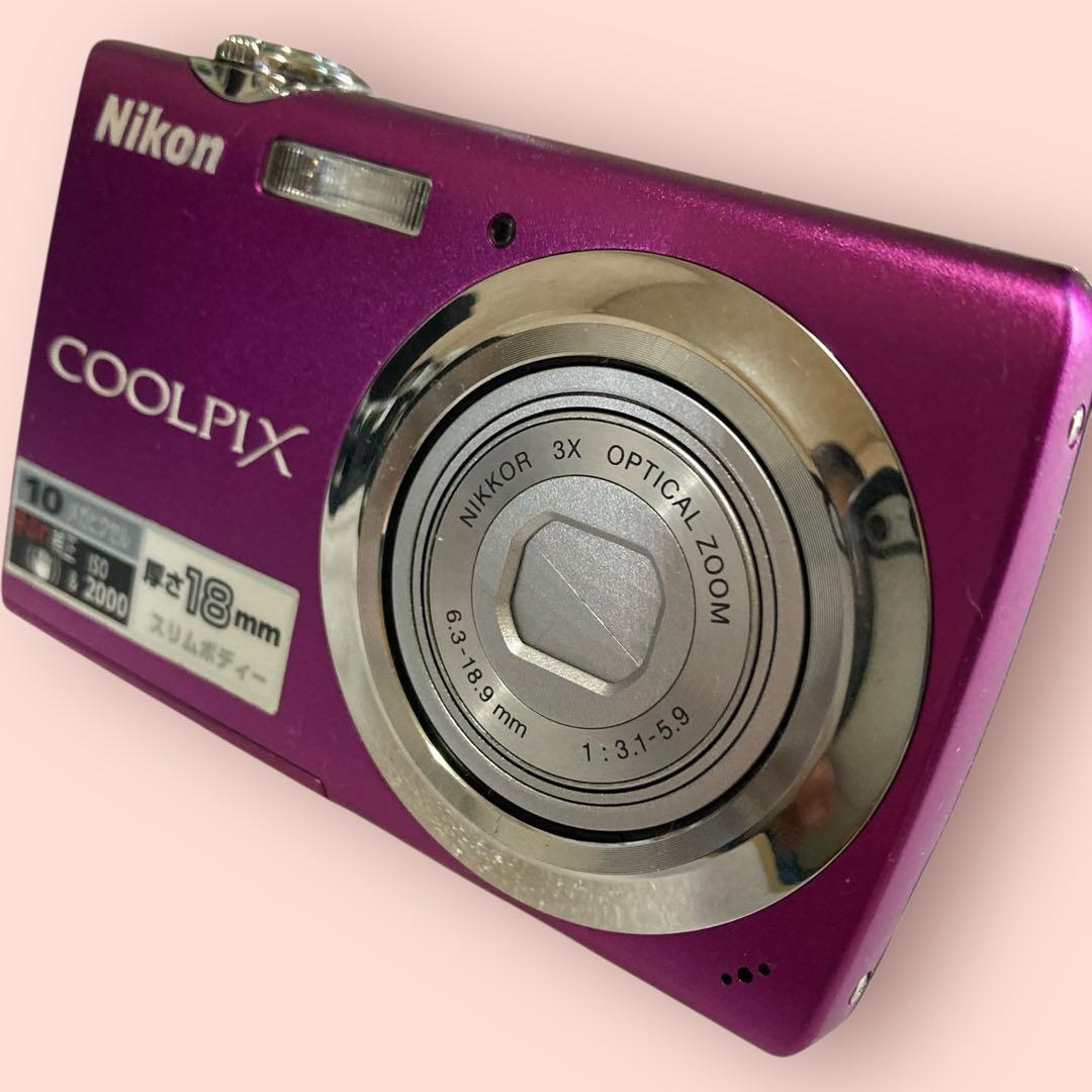 [美品•即使用可能]Nikon COOLPIX S220ピンク 1810万画素